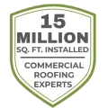 15 million square feet installed, Commercial Roofing Experts