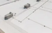 A white TPO membrane roof.